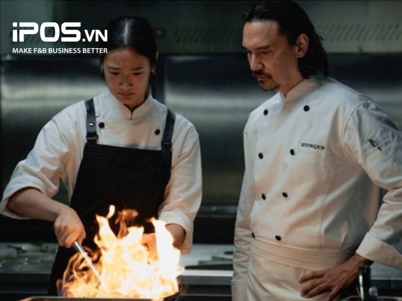 Bộ phim Hunger châm biếm ham muốn khoe khoang qua việc thưởng thức các món ăn 