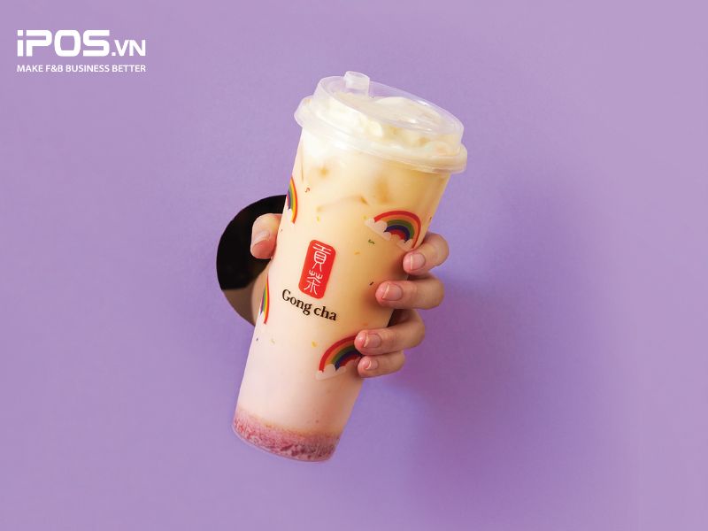 Review series đồ uống cầu vồng Gong Cha: Sunrise Milk Tea ấm áp như nắng.