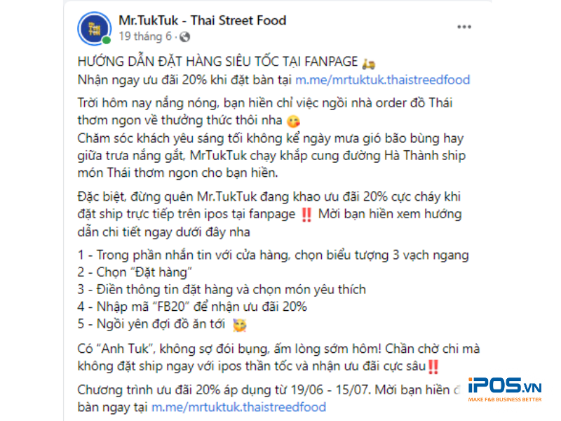 Mẫu content quảng cáo để giải đáp thắc mắc.