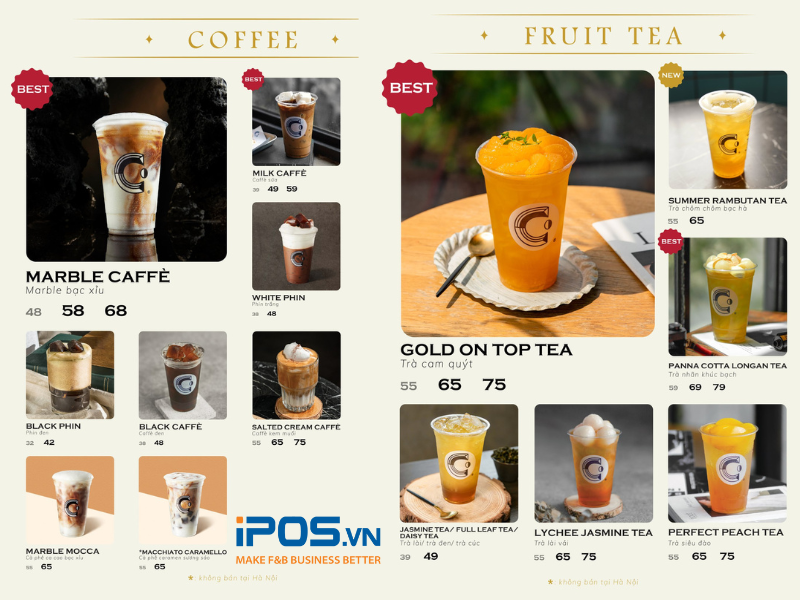 Giá đồ uống Cheese Coffee ở phân khúc tầm trung chứ không quá đắt đỏ 