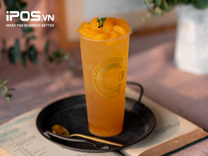 Gold On Top Tea - Trà cam quýt chua ngọt thanh mát là đồ uống cực hợp cho mùa hè 