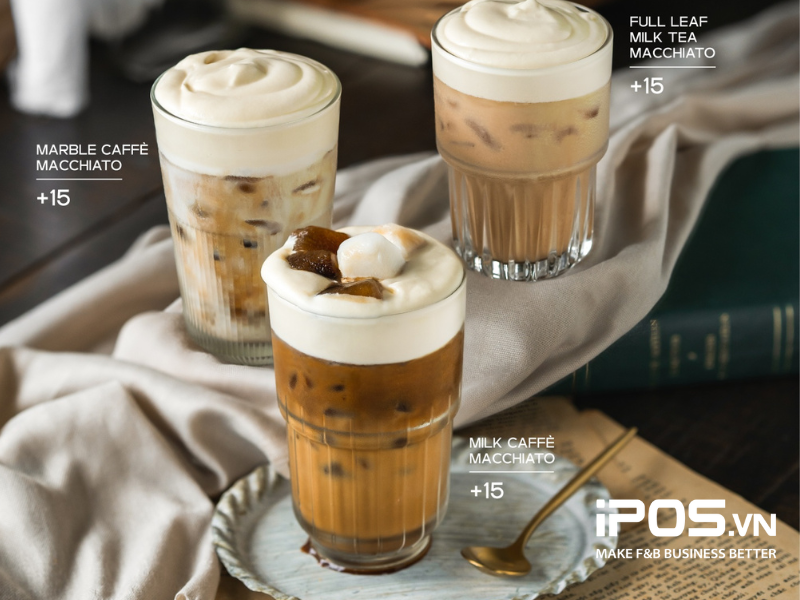 Đồ uống với lớp kem fomai macchiato béo ngậy là “đặc sản” của “nhà Cheese” 