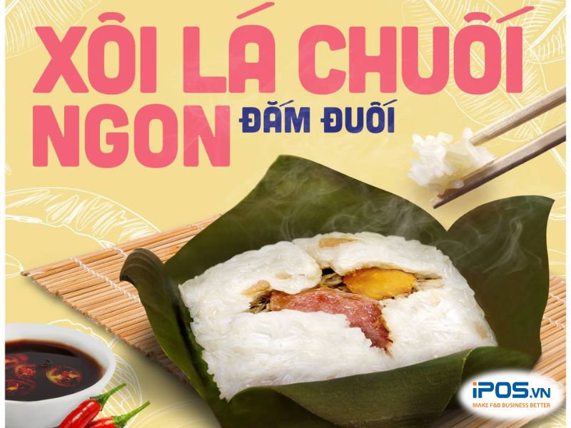 Xôi lá chuối trên menu Circle K được nhiều khách hàng yêu thích