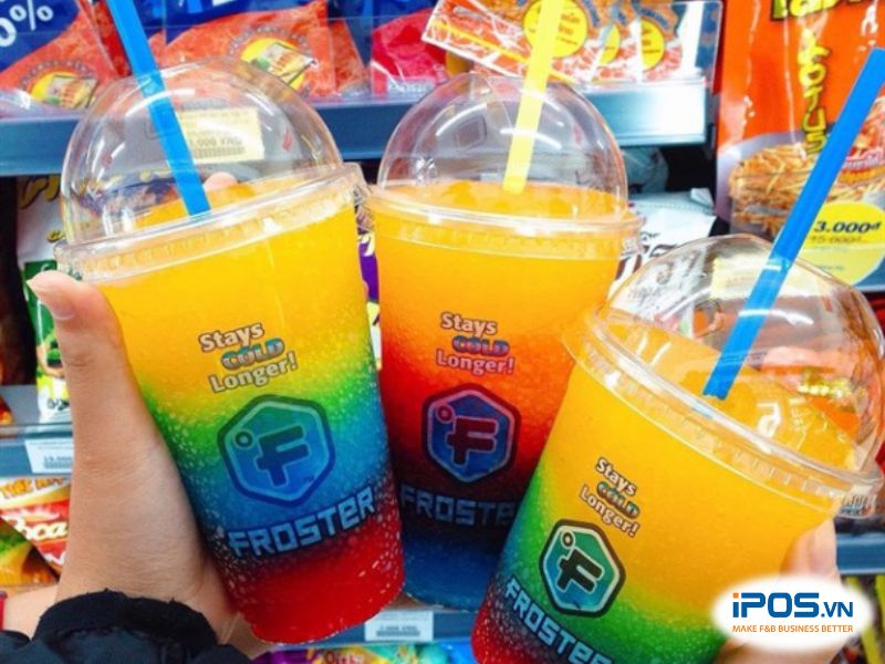 Froster Circle K khi mới ra mắt từng tạo thành hot trend trên mạng xã hội.