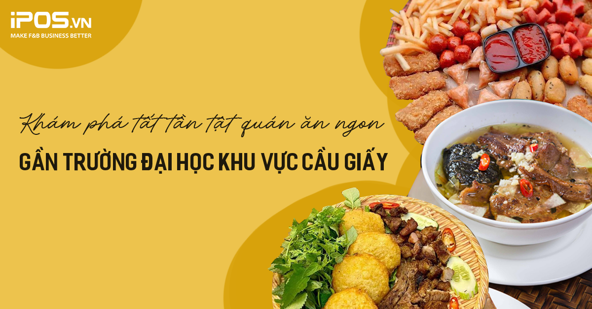 quán ăn ngon gần trường đại học khu vực cầu giấy