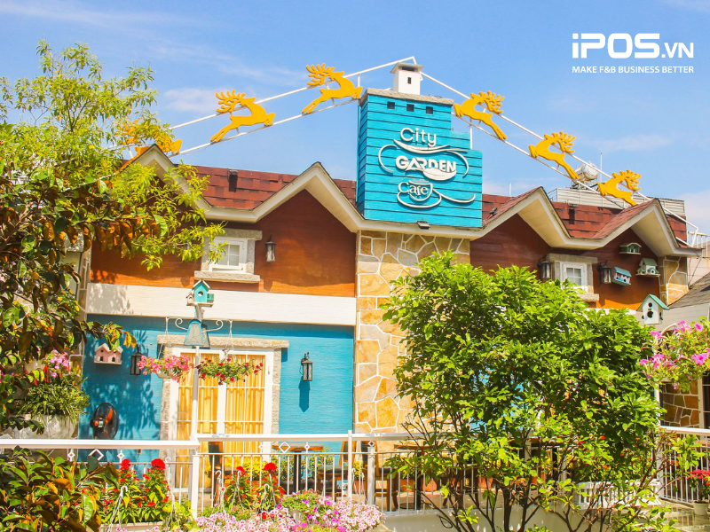 City Garden Cafe là quán cafe cây xanh nổi tiếng tại Sài Gòn.