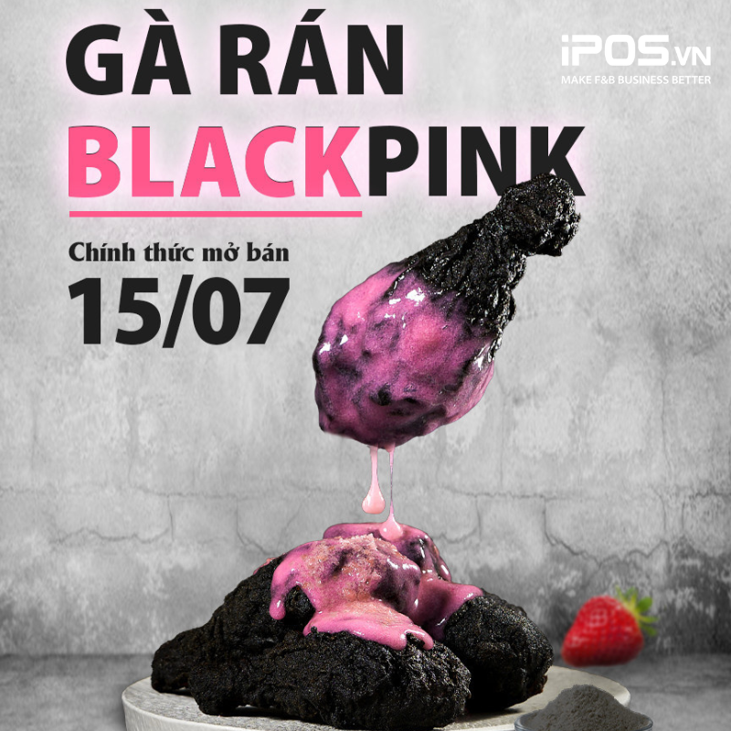 Gà rán BLACKPINK nhanh chóng thu hút sự chú ý của cộng đồng mạng