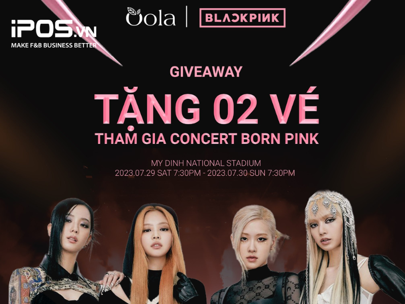Nhiều thương hiệu F&B “đu trend” BLACKPINK bằng cách tổ chức Give away tặng vé concert