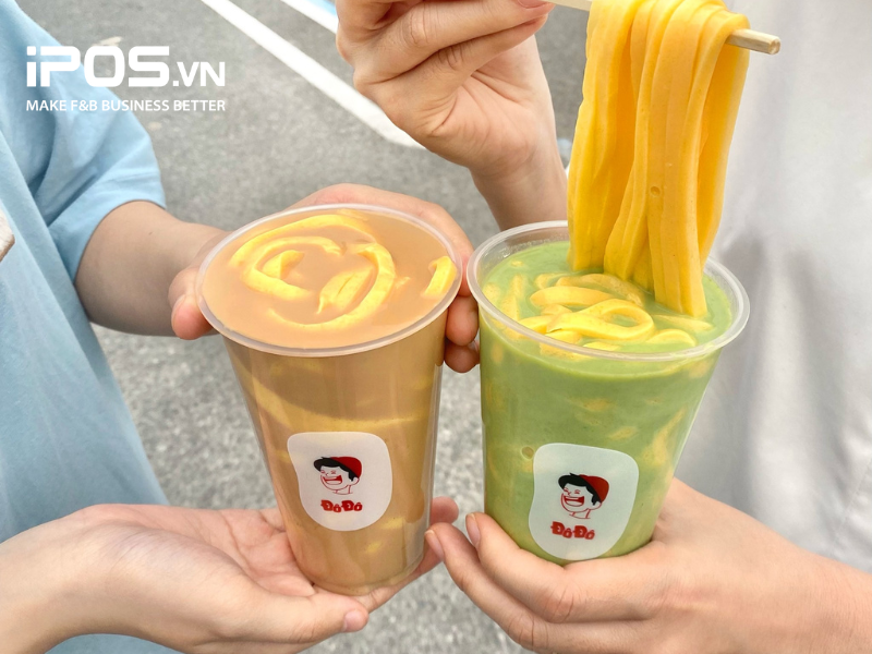 Trà sữa mì sợi độc lạ của thương hiệu Đô Đô 