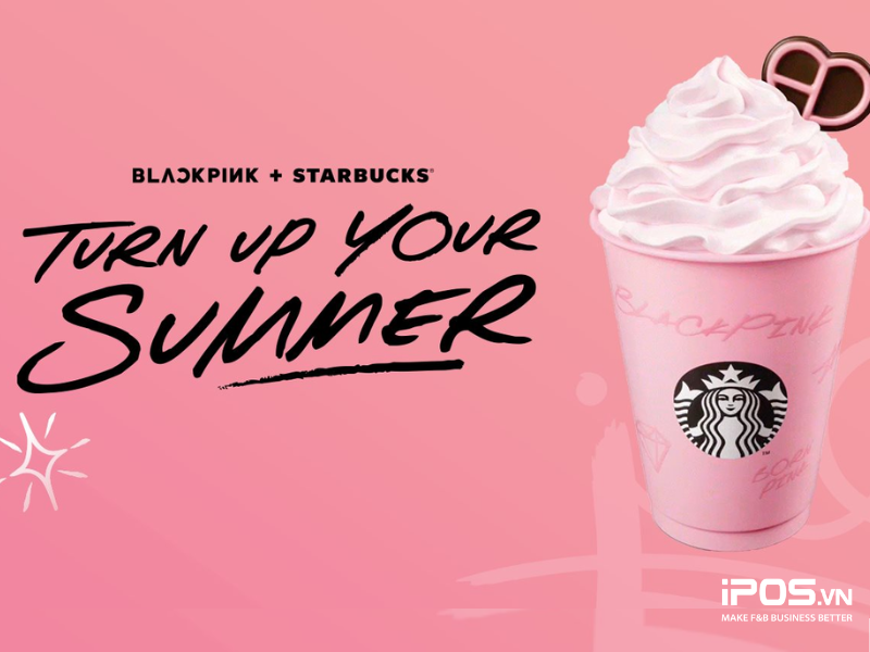 Starbucks kết hợp cùng Blackpink trong chiến dịch “Turn Up Your Summer”