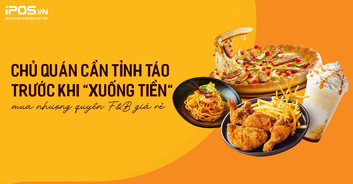 các thương hiệu nhượng quyền giá rẻ