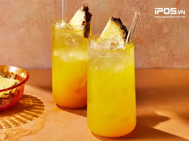 Cocktail Hawaiian Iced Tea có công thức pha chế khá đơn giản.