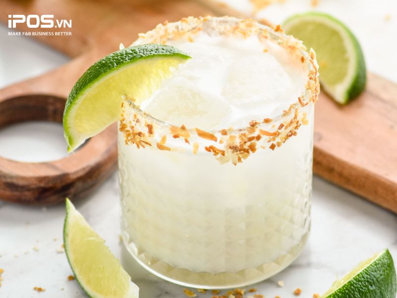 Cocktail Coco Margarita là thức uống có cồn mang đậm hương vị dừa thơm mát.