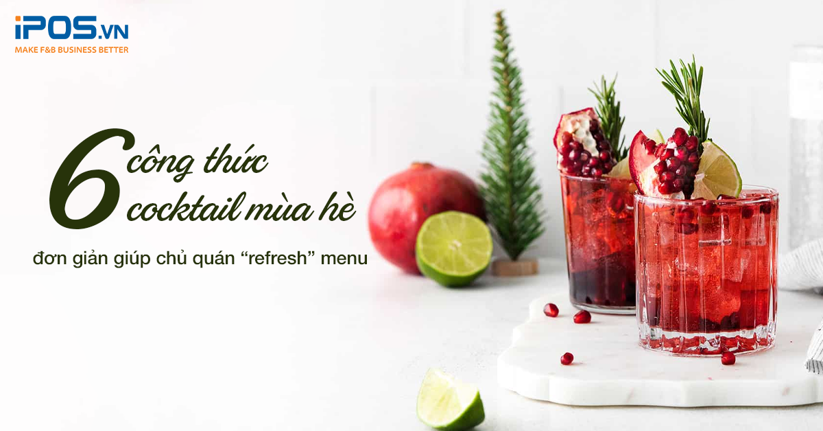 công thức Cocktail mùa hè đơn giản
