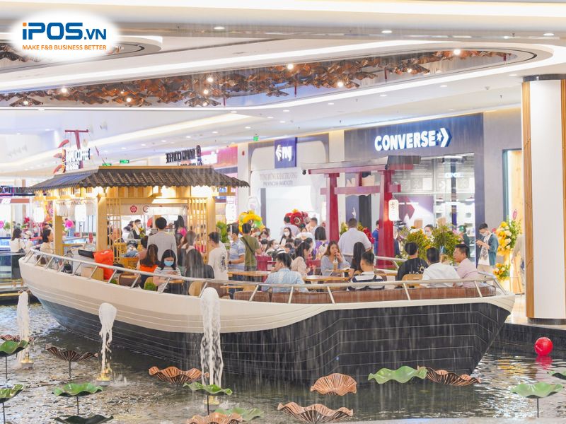 Một số lưu ý khi mở nhà hàng trong trung tâm thương mại.