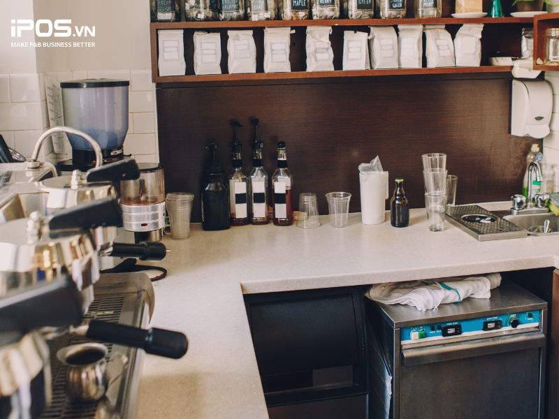 Ý tưởng thiết kế quầy pha chế cà phê 