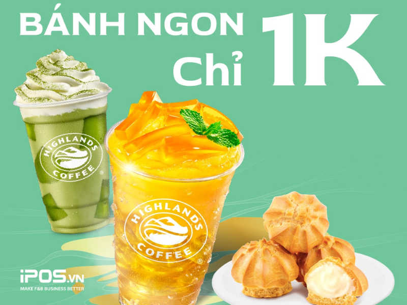 kiềng ba chân highlands coffee