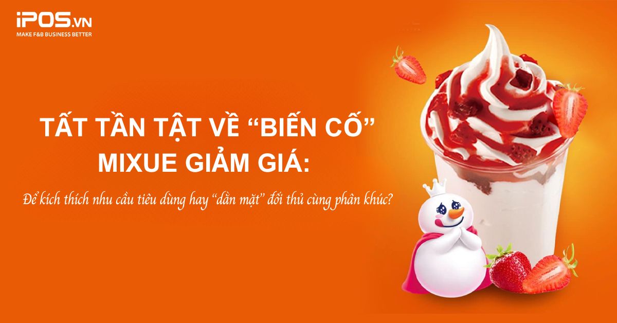 biến cố mixue giảm giá