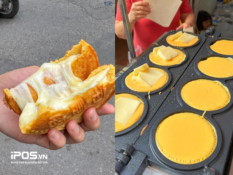 Ý tưởng kinh doanh đồ ăn vặt mùa đông: Bánh đồng xu phô mai 