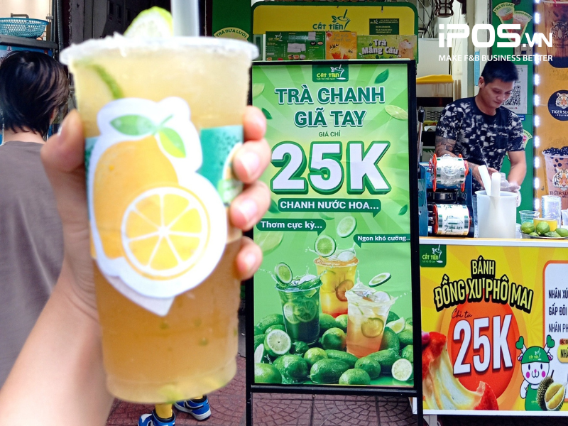 Xuất hiện đơn vị bán nhượng quyền thương hiệu trà chanh giã tay