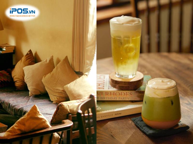 Matcha xoài kem cheese là món signature của Xofa Café & Bistro