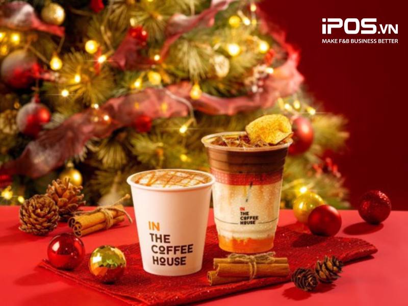 Trang trí Noel cho quán cafe bắt đầu ngay từ ly đồ uống đậm chất Giáng Sinh