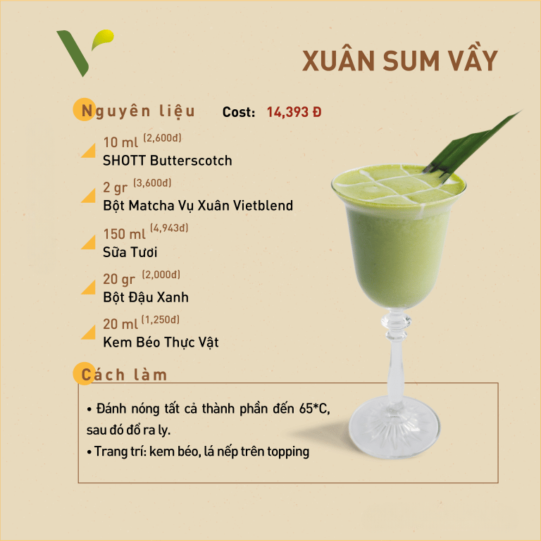 Công thức đồ uống dịp Tết 2024