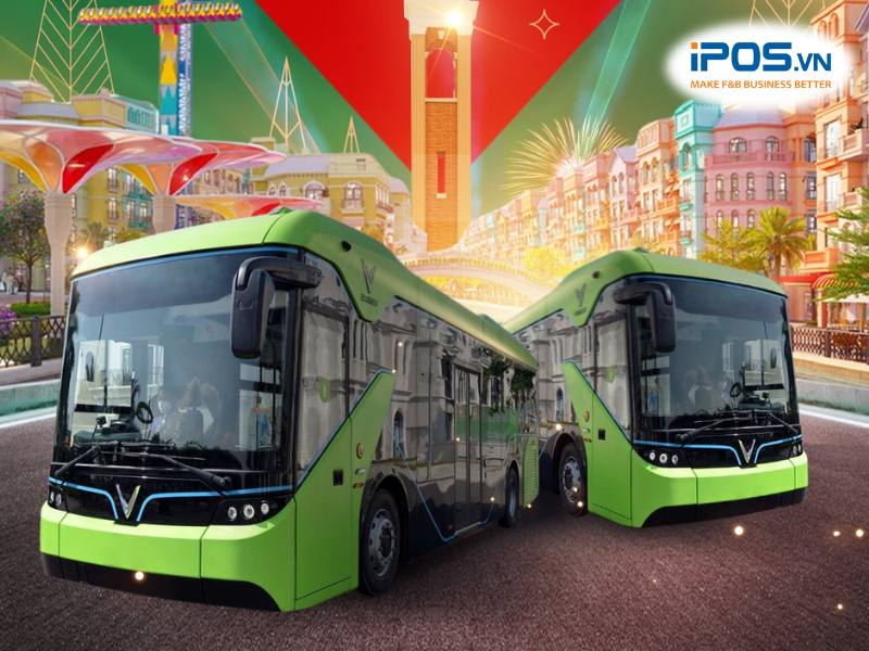 Có các tuyến xe VinBus đưa đón miễn phí từ các điểm trung tâm thành phố đến Mega Grand World Hà Nội