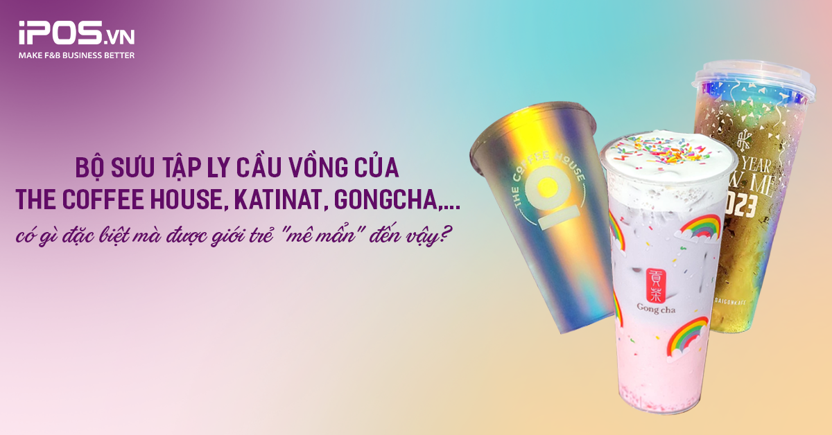 bộ sưu tập ly cầu vồng