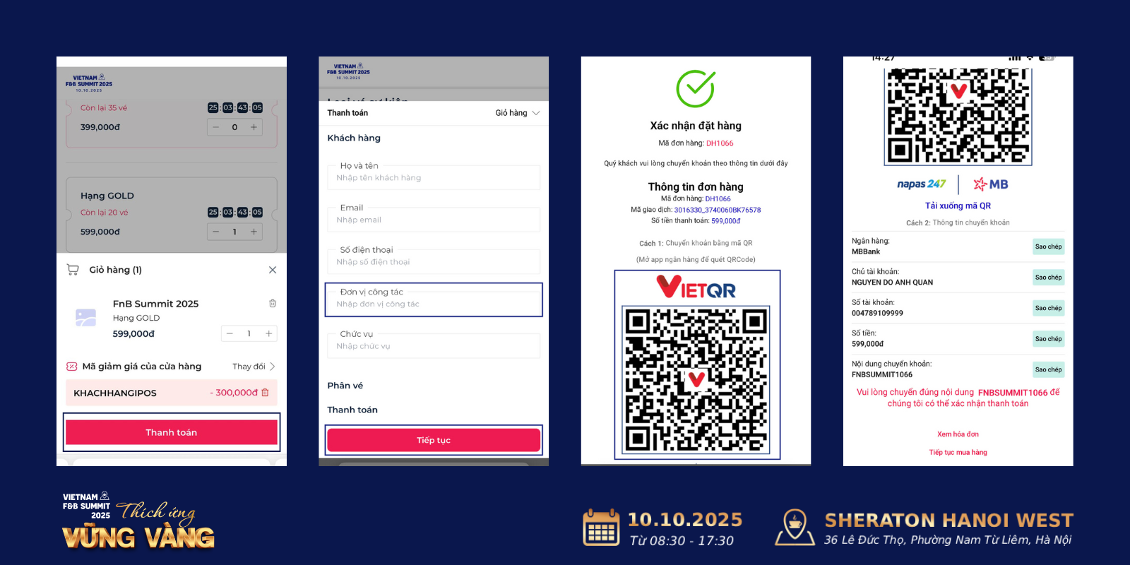 ƯU ĐÃI DÀNH RIÊNG CHO KHÁCH HÀNG iPOS.vn THAM GIA VIETNAM F&#038;B SUMMIT 2025