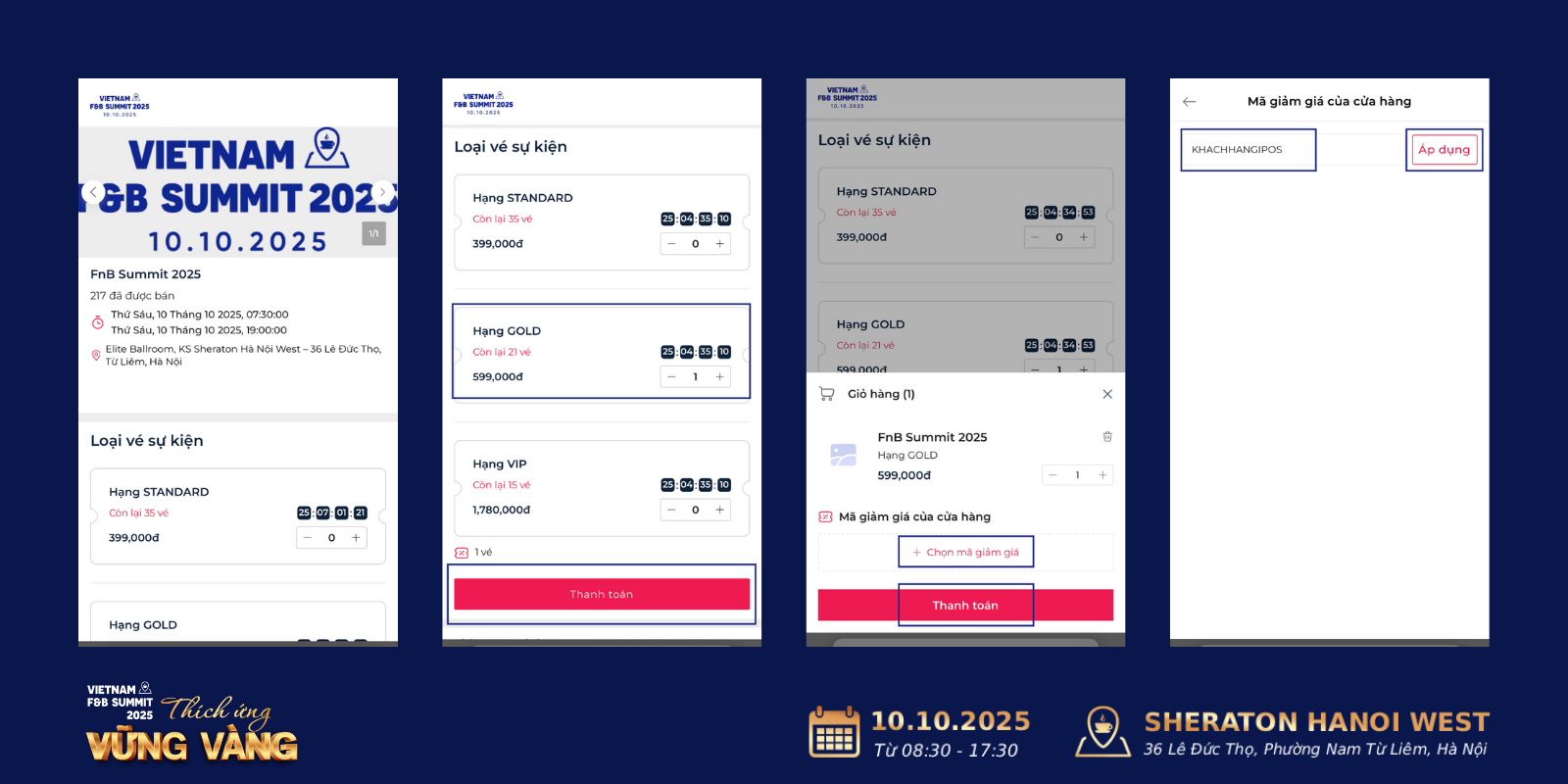 ƯU ĐÃI DÀNH RIÊNG CHO KHÁCH HÀNG iPOS.vn THAM GIA VIETNAM F&#038;B SUMMIT 2025